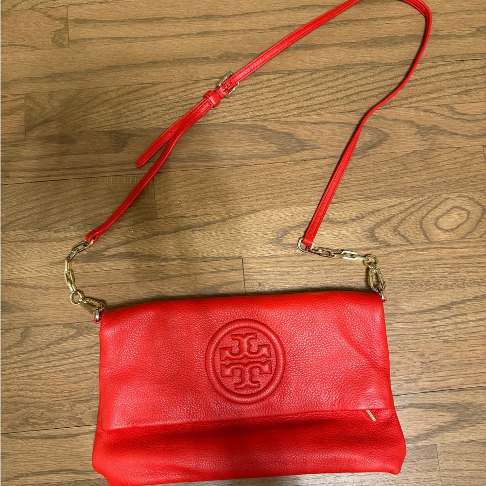 Tory Burch Vibrant Red Crossbody Bag